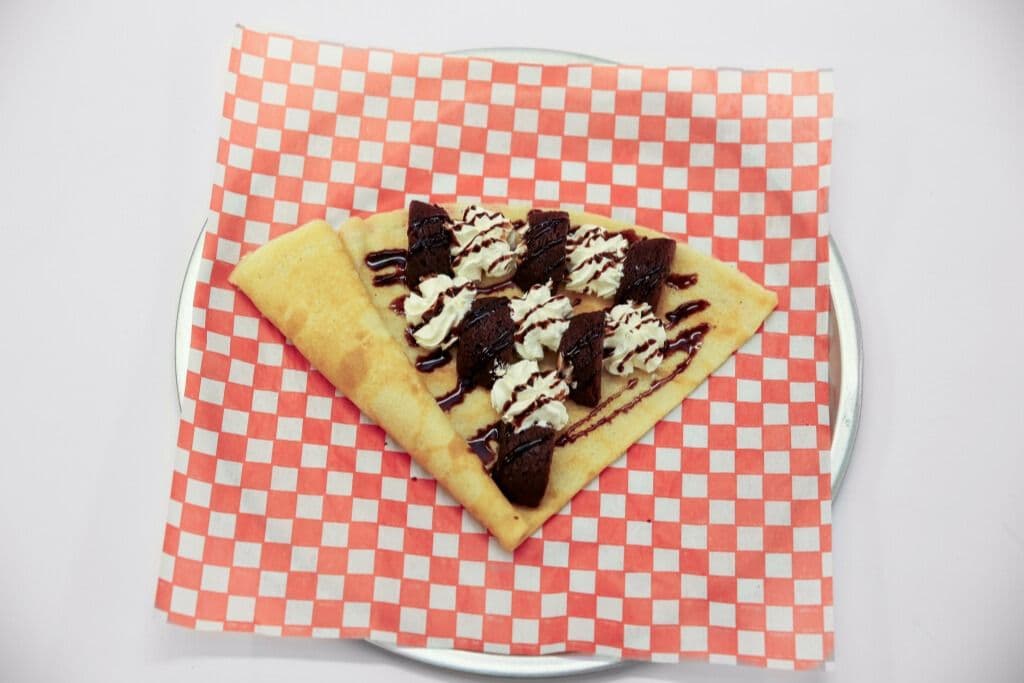 #54 Chocolate Brownie Whip Crepe