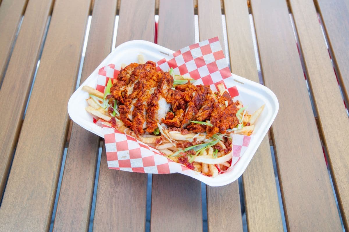 Dirty South with Chicken (now with waffle fries)
