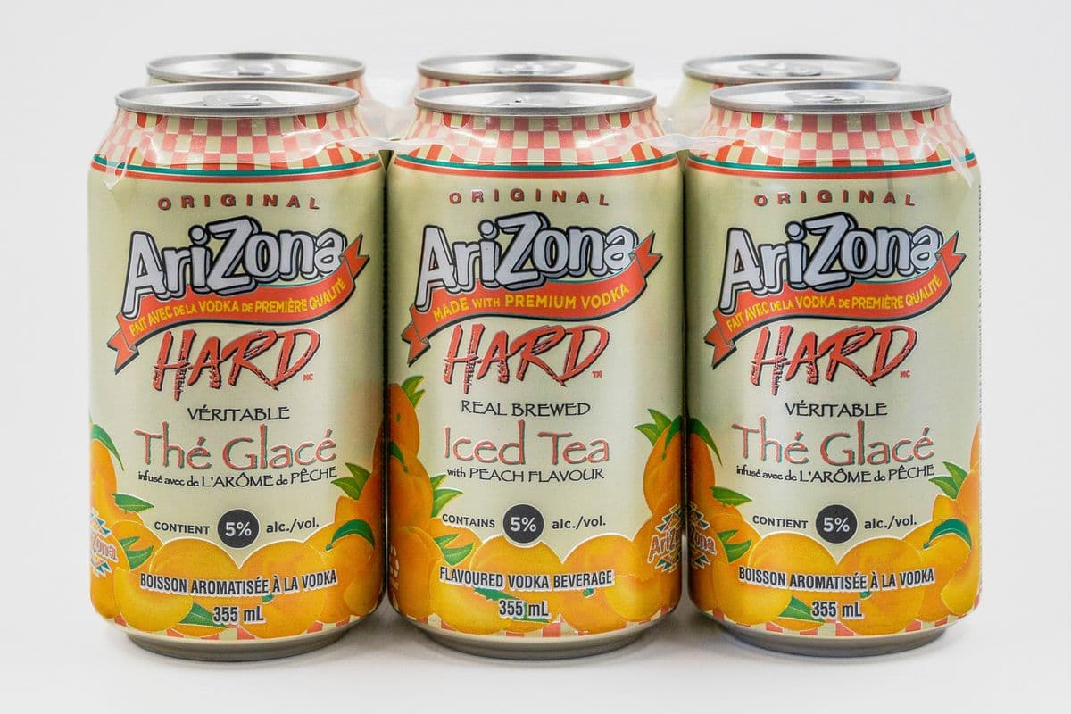 Arizona Hard Peach 6 Cans (6 x 355ml)