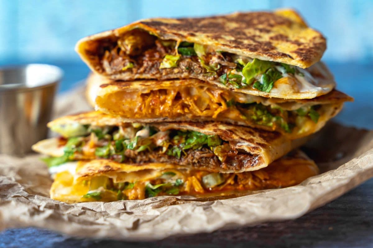 10" Adobo Pork Quesadilla (1 pc)