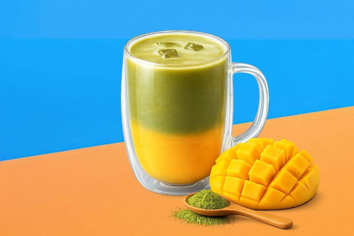 Mango Matcha Latte