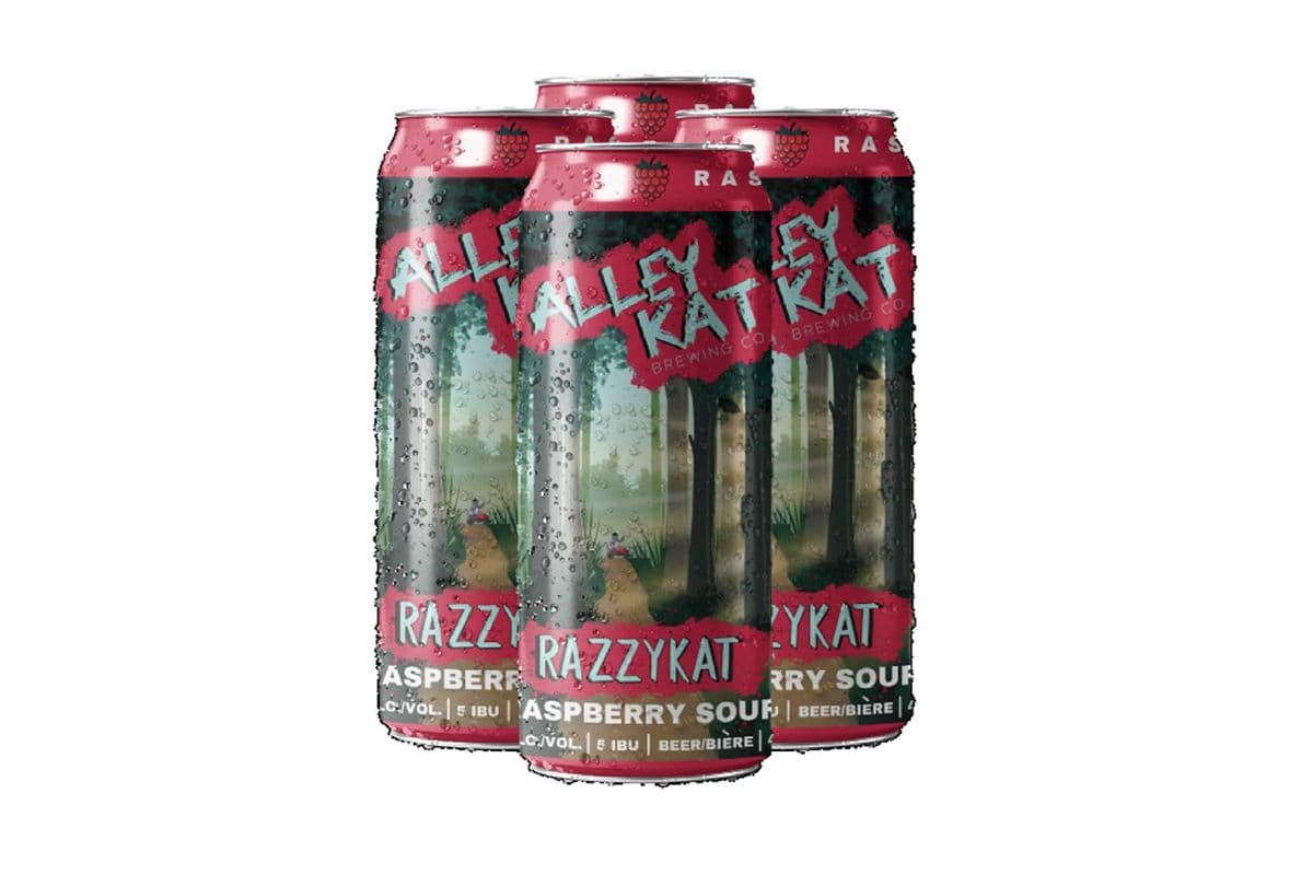 883693 - ALLEY KAT RAZZYKAT RASPBERRY SOUR (4 x 473ML CANS)