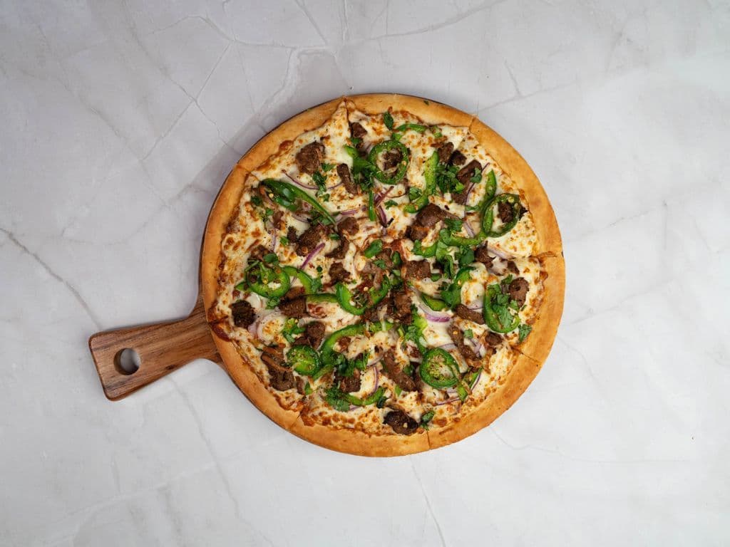 Beef Bihari Kabab Pizza