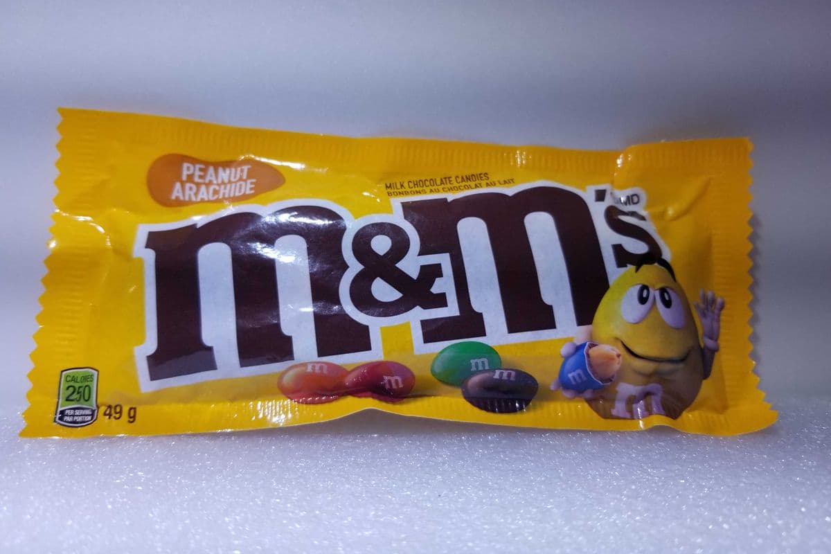 M&m peanut milk chocolate