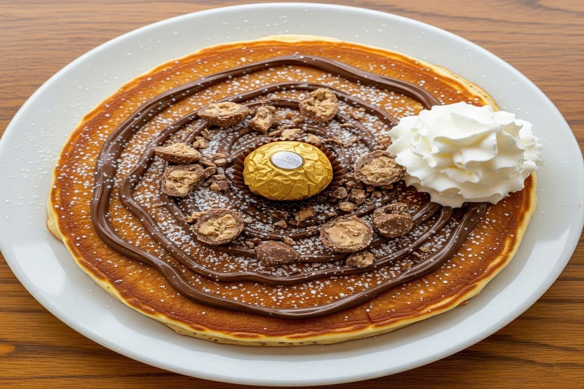 Royal Ferrero Rocher Pancakes