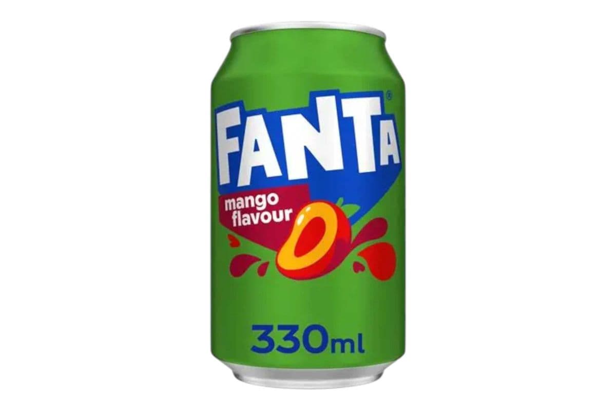 Fanta Mango (330ml) (56 Cal)
