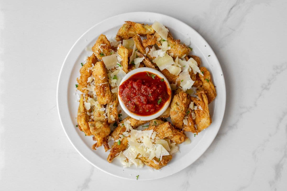 Crispy Fried Artichoke Hearts