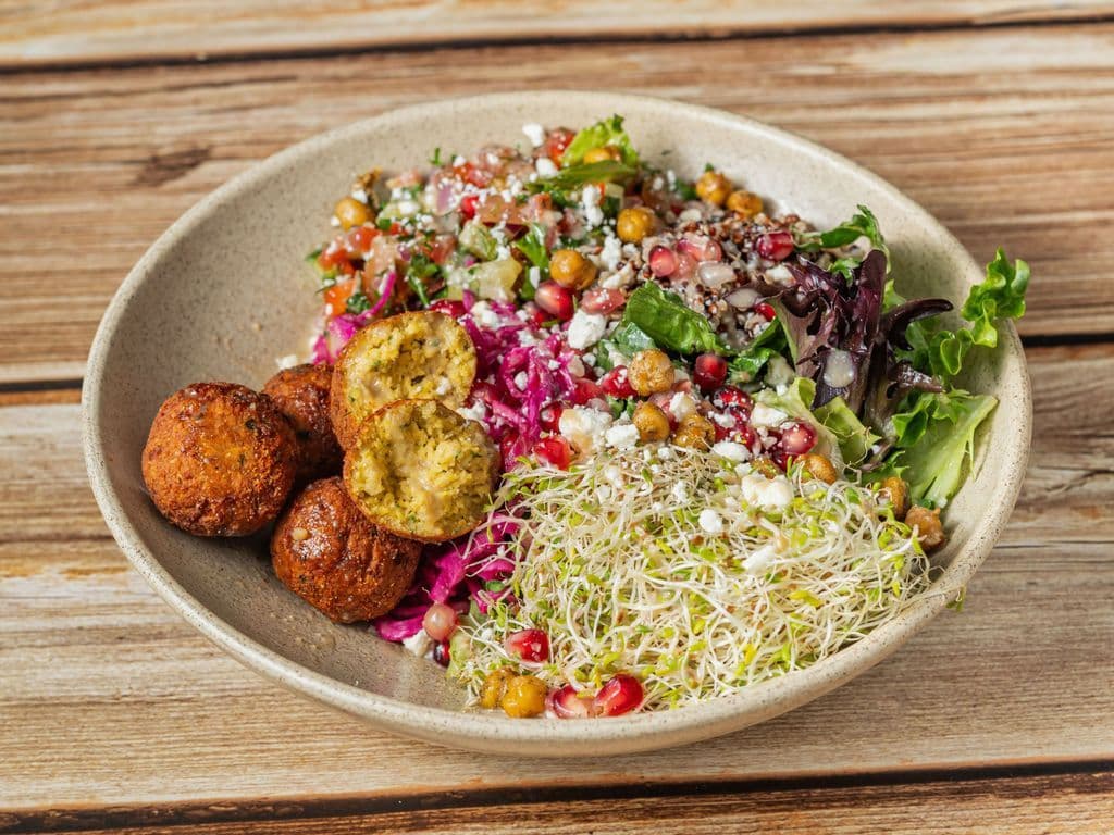 Falafel & Quinoa Bowl