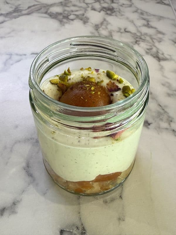 Gulab Jamun Cheesecake