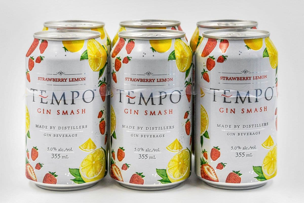 Tempo Gin Smash Strawberry Lemon (6 x 355 ml)