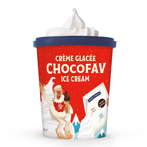 1L Soft Ice Cream / 1 Litre Crème glacée molle