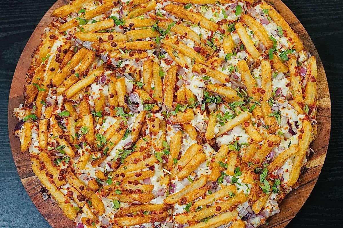 Medium Fries Pizza