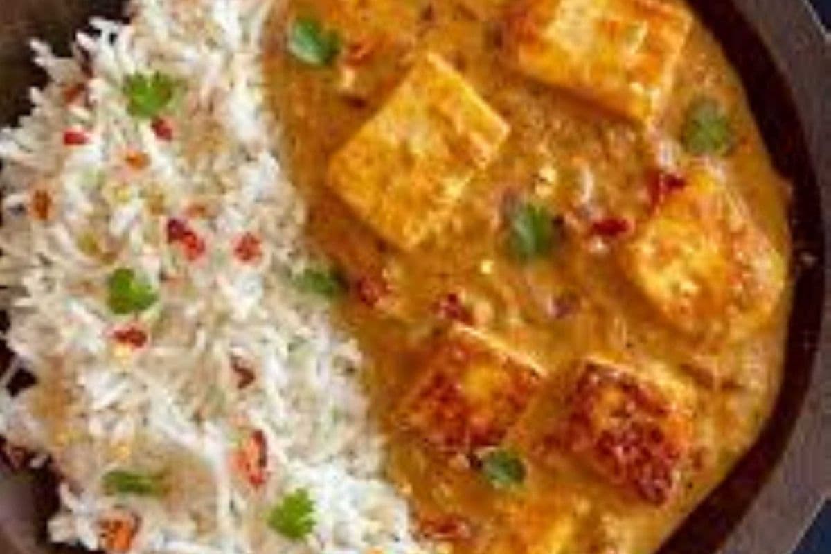 Shahi paneer Rice Bowl