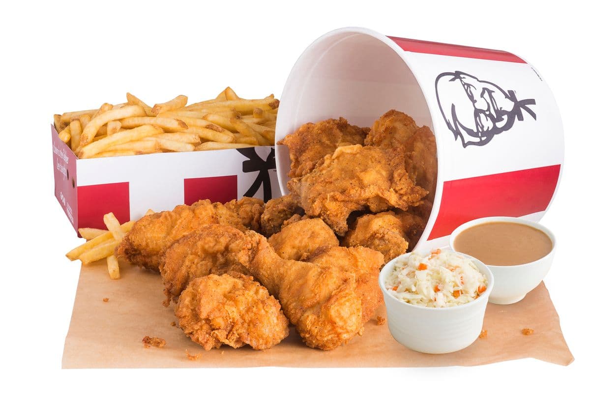 Original Chicken Bucket (10 pcs) and Three Large Sides