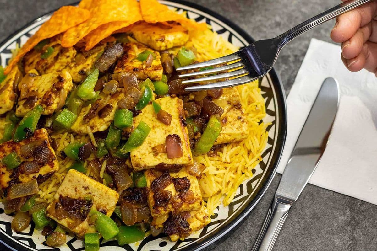 Paneer Tikka Rice Bowl (Veggie)