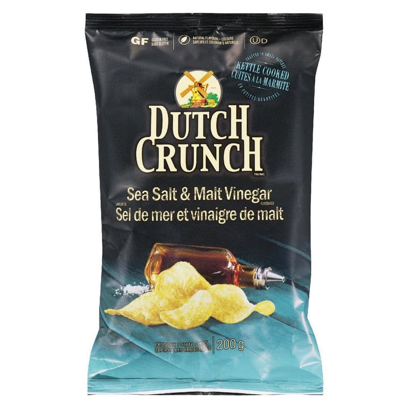 Dutch Crunch Sea Salt and Vinegar Bag (200 g)