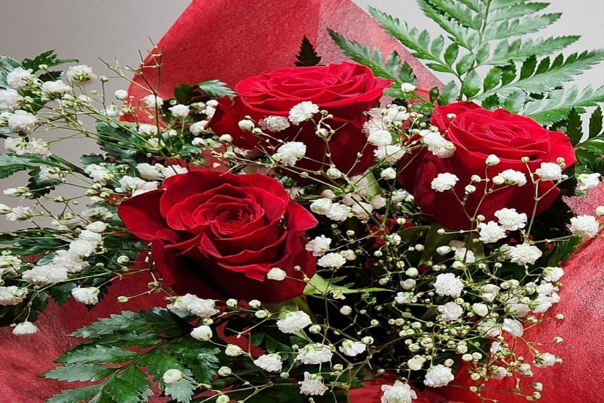 Lucky Three Roses