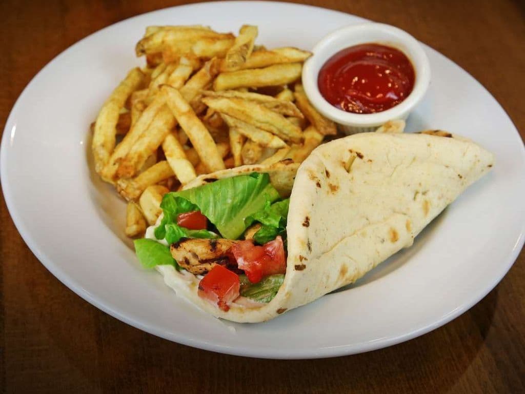 Shish Tawouk (Chicken Souvlaki) Wrap