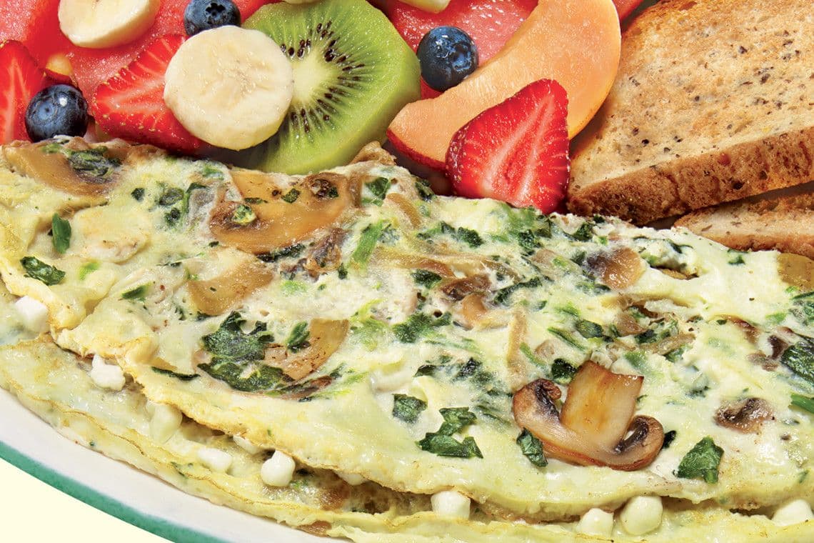Gigi Omelette (gluten sensitive option)
