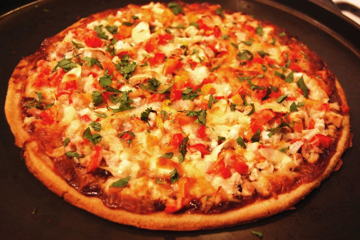 Butter Chicken Pizza
