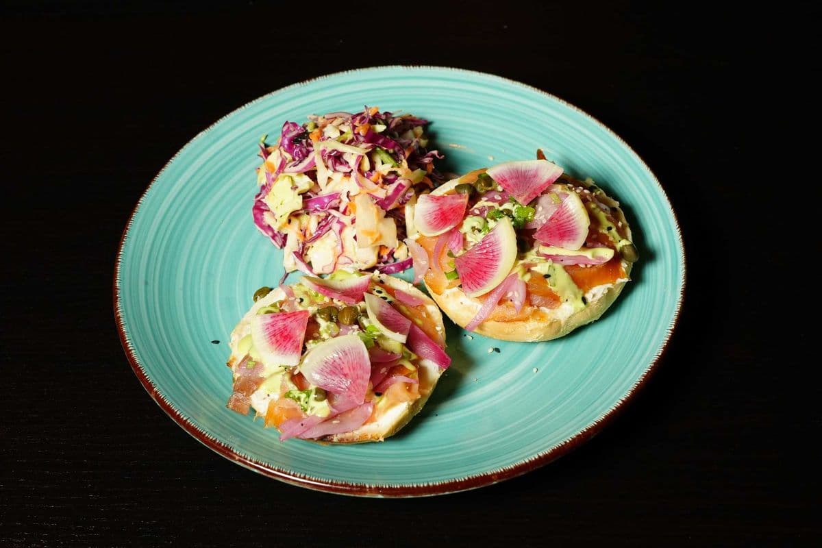 Lox Toast Stack