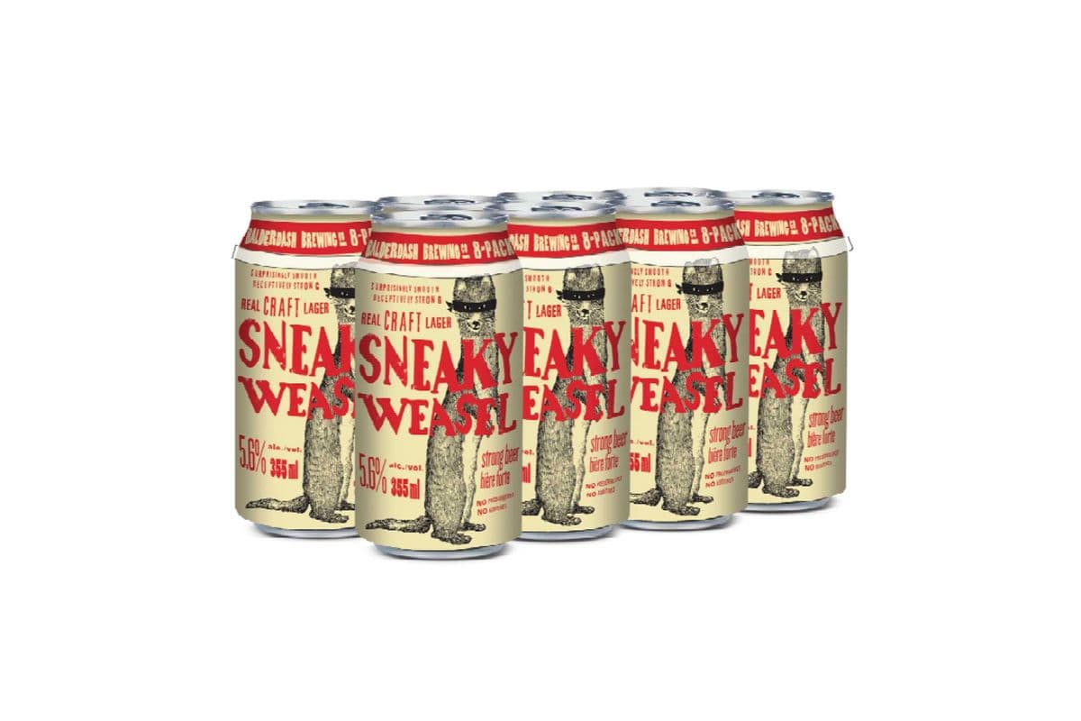 Sneaky Weasel Lager (8 x 355 ml Cans)