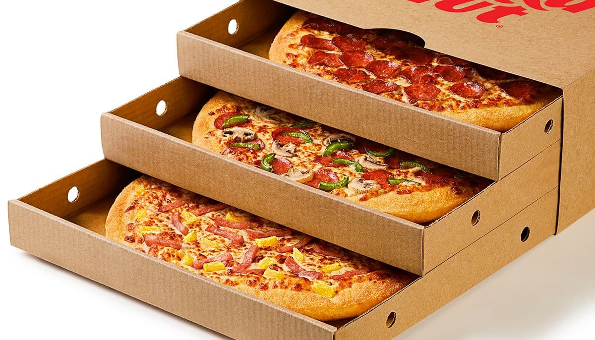 Triple Pizza Box Large  Recipes