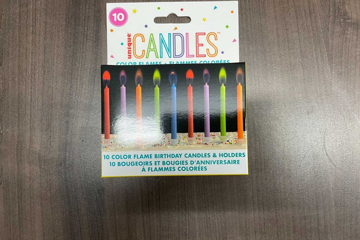 Colored Flame Candles 10pk (10 Pack)