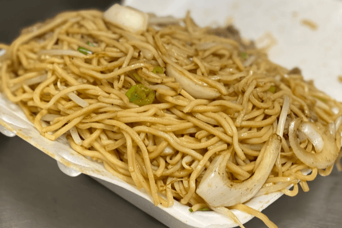 Beef Lo Mein (thin noodle)