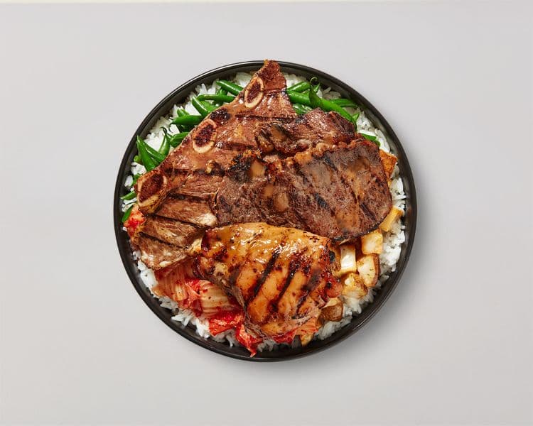 The Triple: Beef, Chicken & Short Ribs BBQ Combo