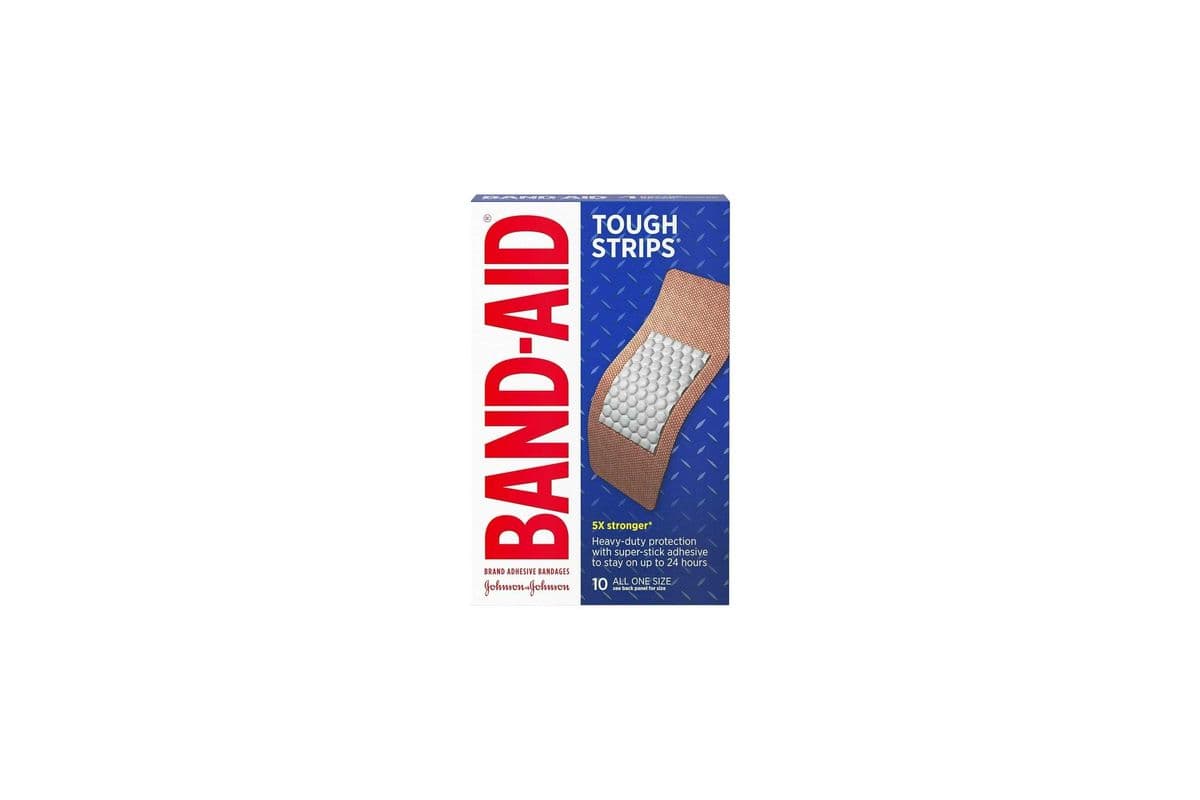 BAND-AID TOUGH STRIPS