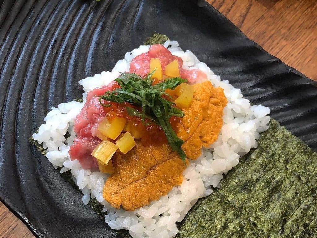 Uni & Toro Temaki Sushi(1pc)