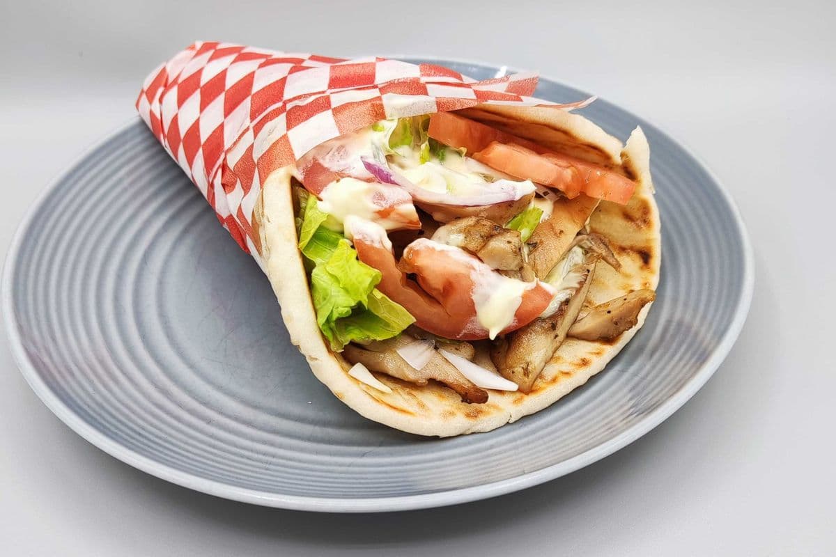 Pita gyro au poulet / Pita gyro chicken