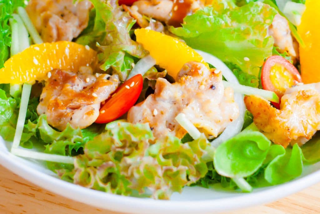 Shichimi Salmon Salad