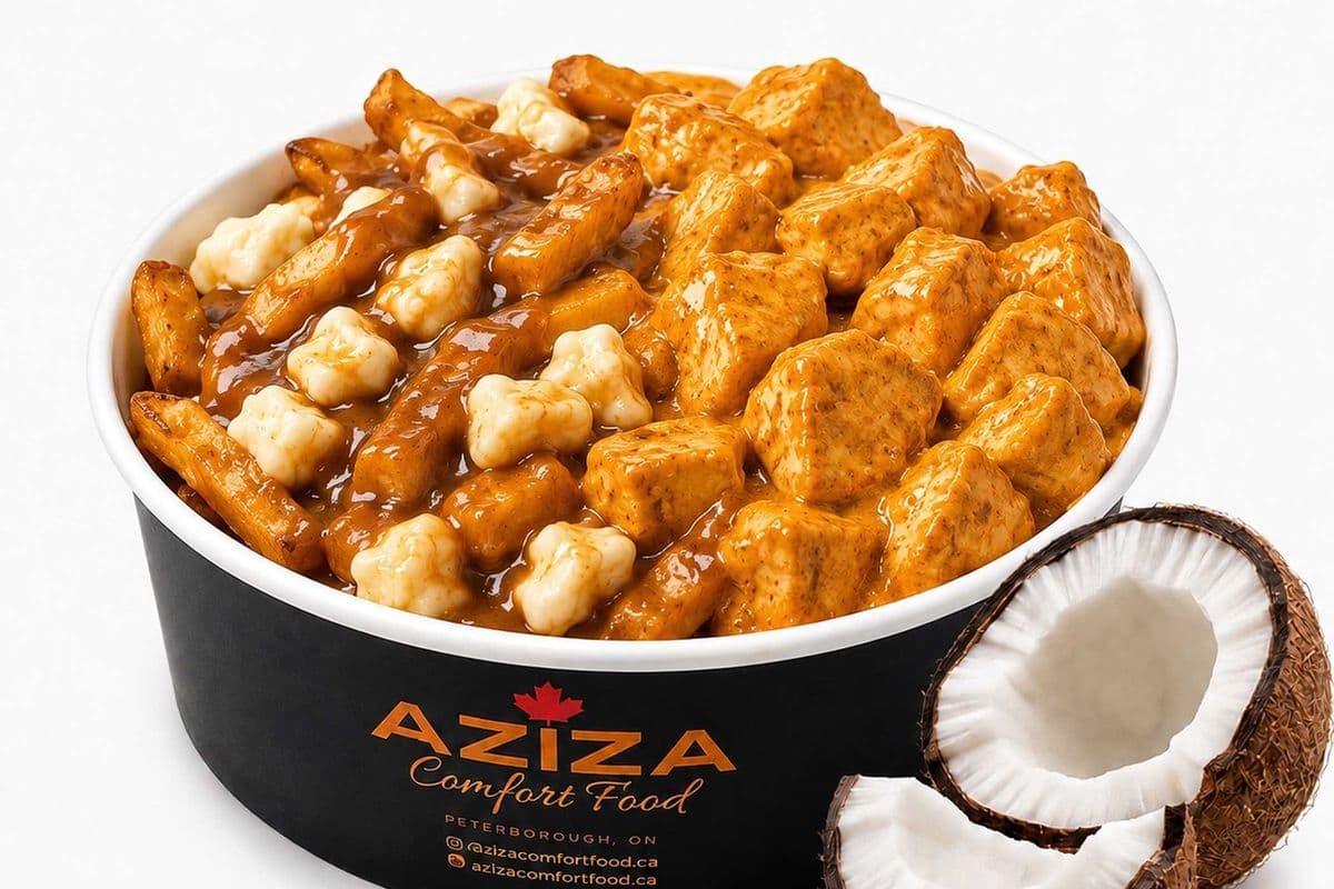 Coconut Chicken Poutine