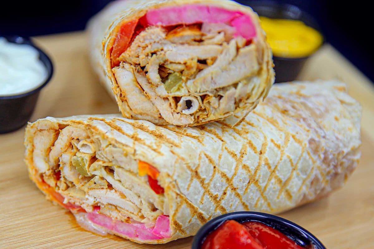 Chicken Shawarma Wrap.