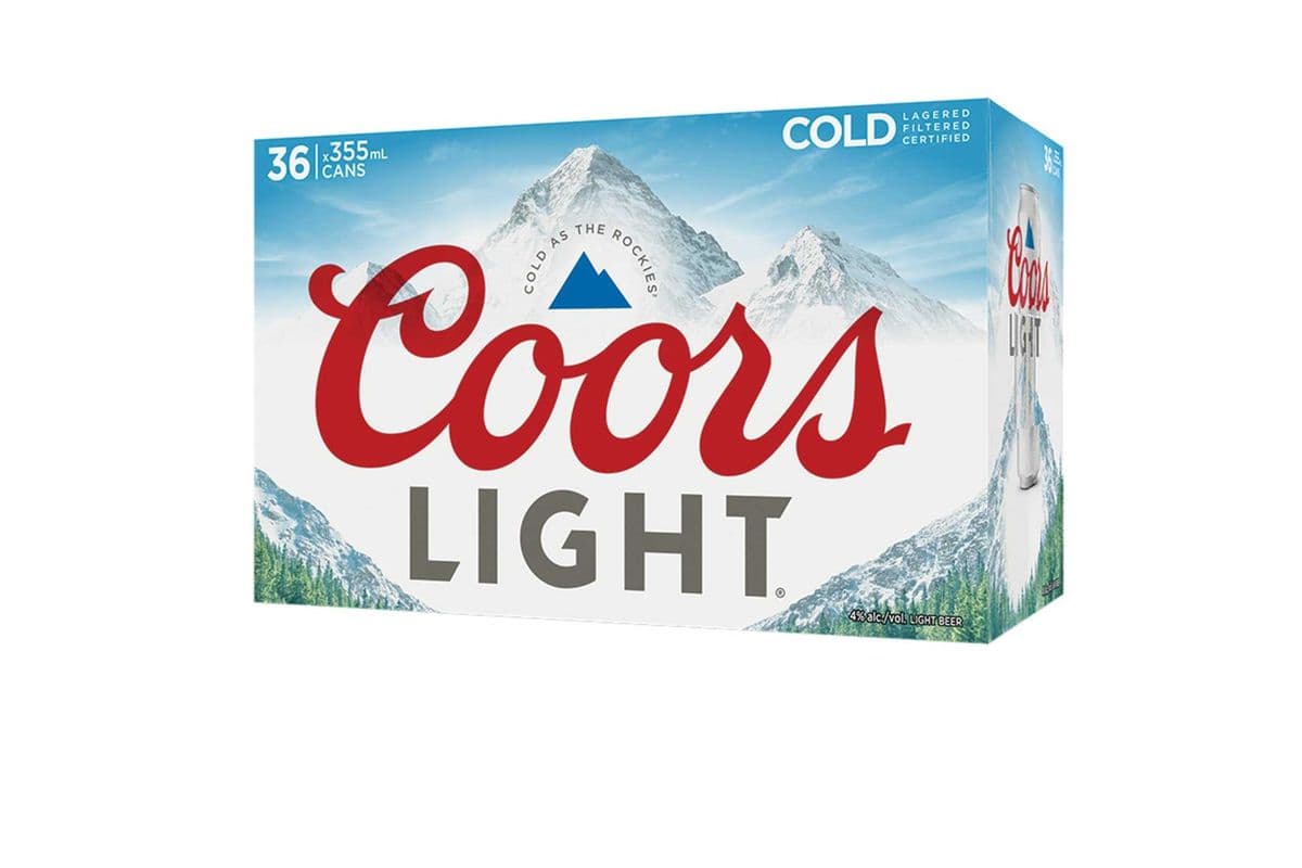 736817 - COORS LIGHT (36 x 355 ML CANS)