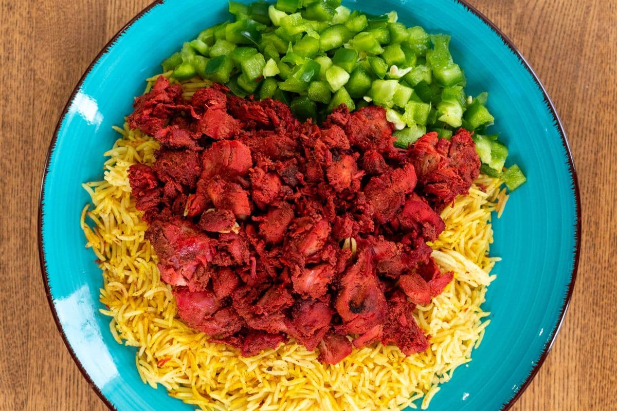 Tandoori Chicken Over Rice