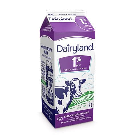 Dairyworld 1% Milk Carton 2L