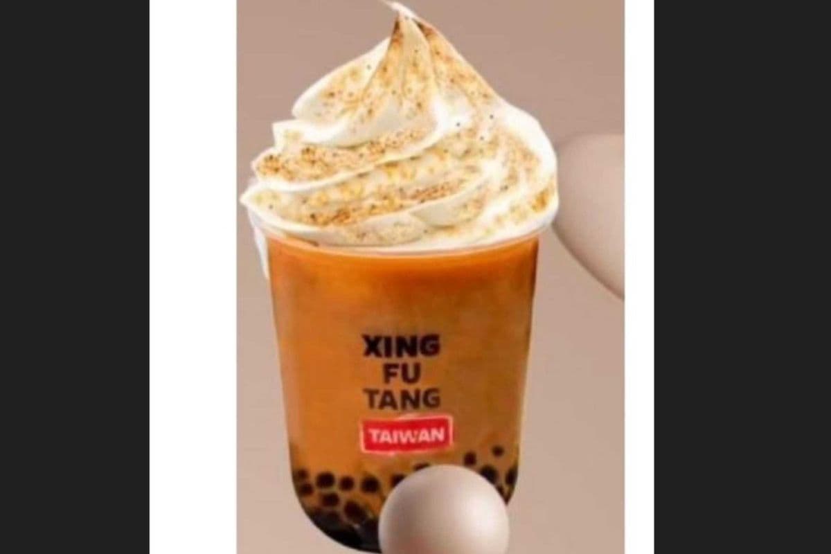 Brown Sugar Pearls Black Tea Float