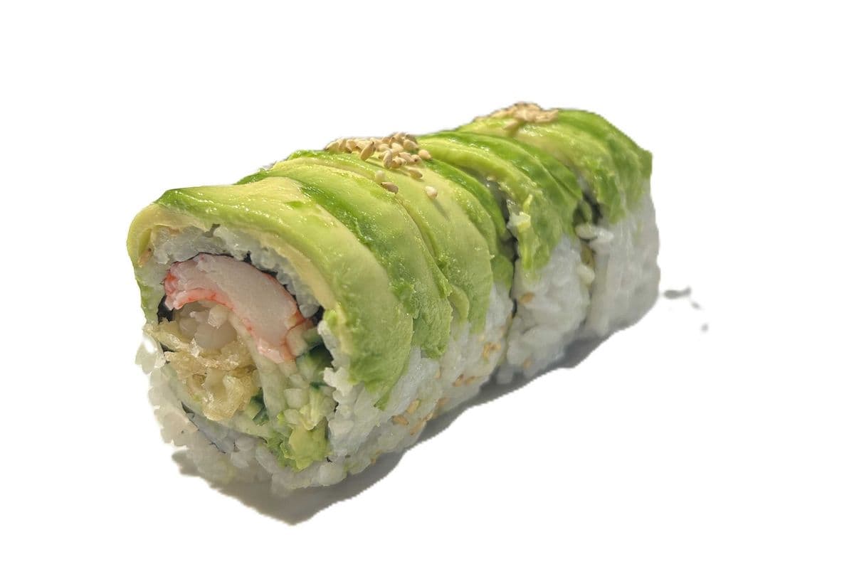 Green Dragon Roll (Avocado on top)