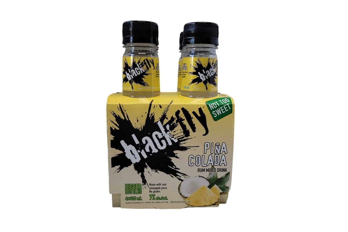 Black Fly Pina Colada (4 x 400ml Bottles)