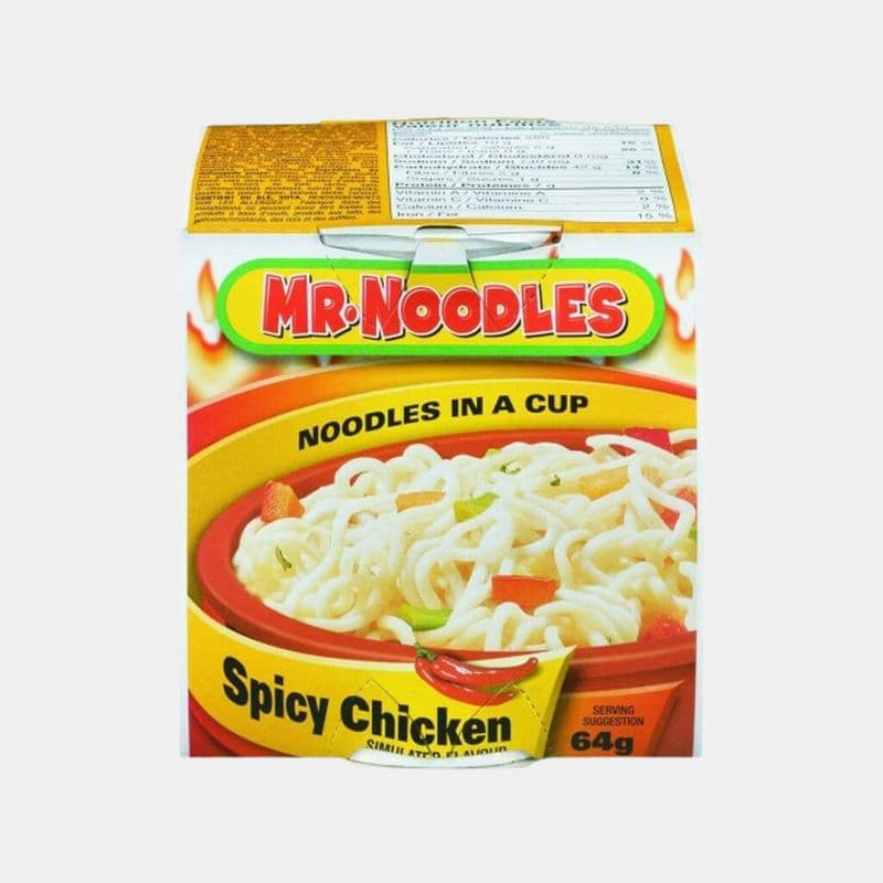 Mr. Noodles Spicy Chicken Noodles in a Cup