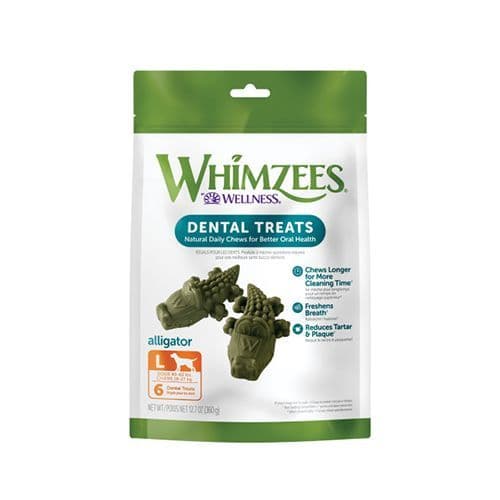 Whimzees by Wellness Alligator 12.75 oz Dental Chew for Dogs