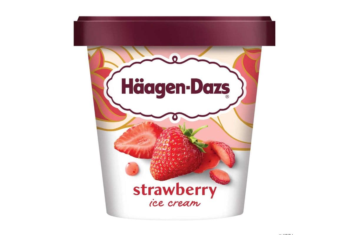 Haagen-Dazs Ice Cream Strawberry (450 ml)