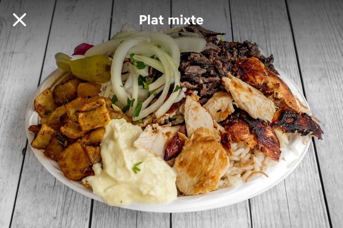 plat mix (poulet et boeuf)