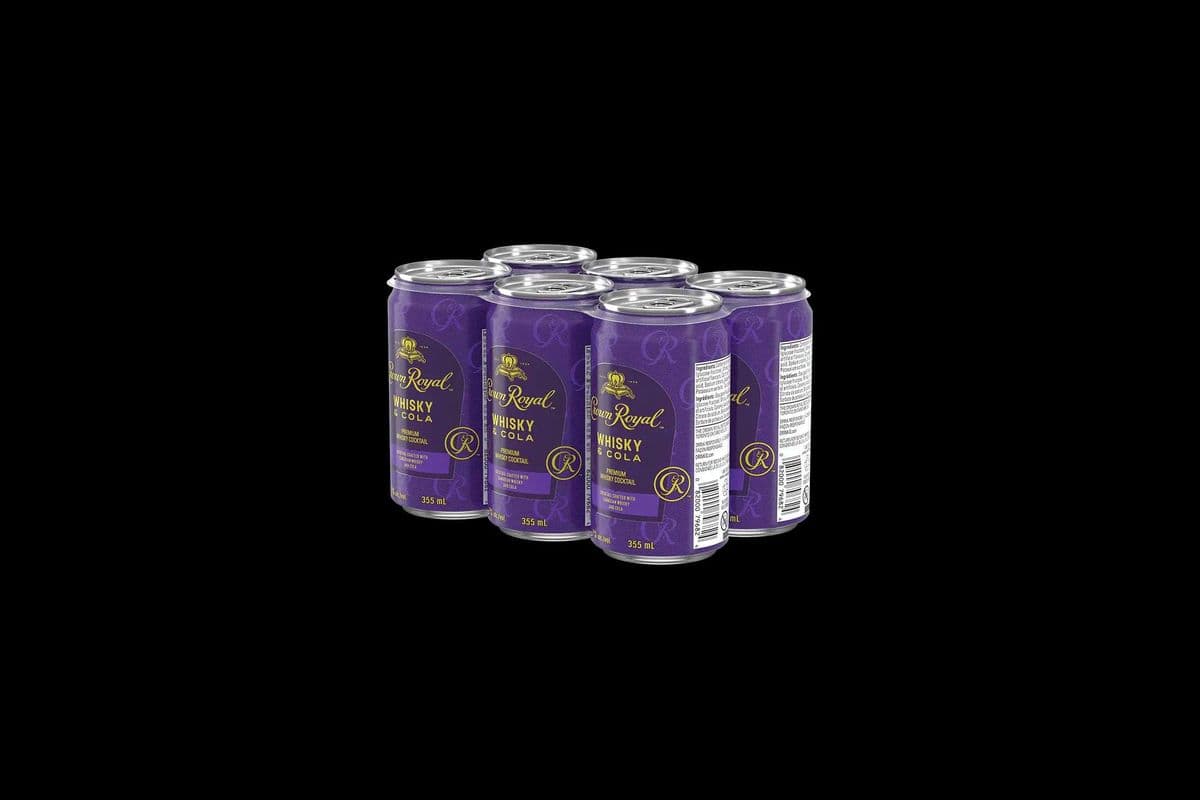 CROWN ROYAL WHISKY & COLA (6 x 355 ML) (6 x 6*355ml)