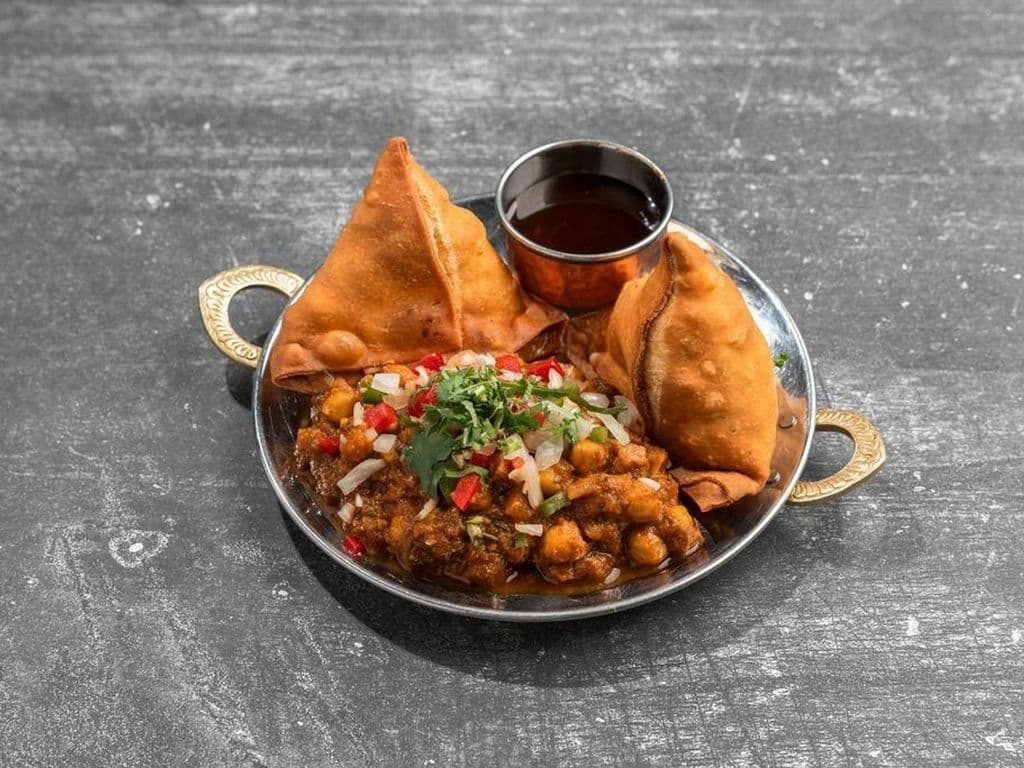 Vegetarian Samosa Platter
