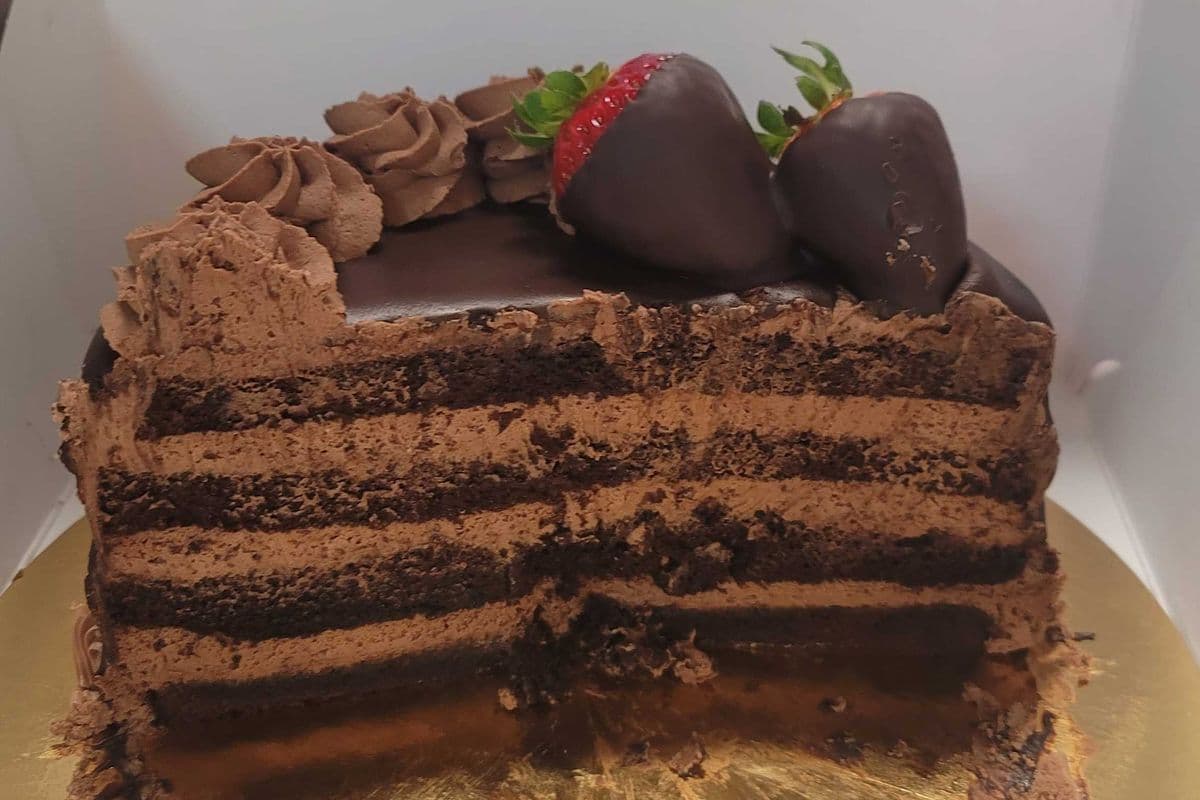 Gâteau double chocolat