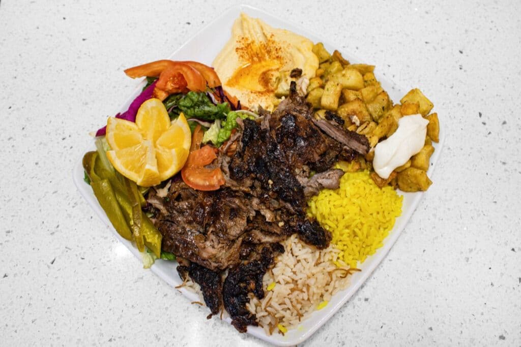 Shawarma Beef Platter